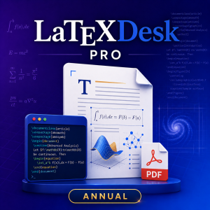LaTeXDesk Pro annual subscription