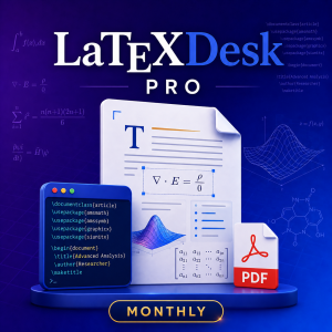 LaTeXDesk Pro monthly subscription
